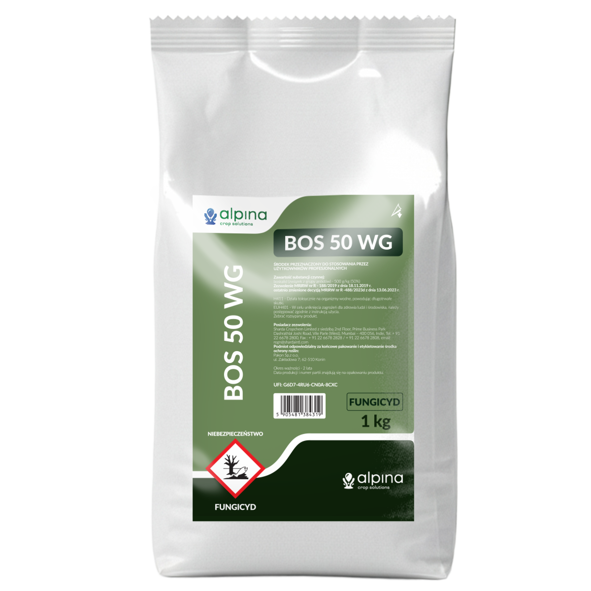 BOS 50 WG 1 kg - fungicyd Alpina Crop