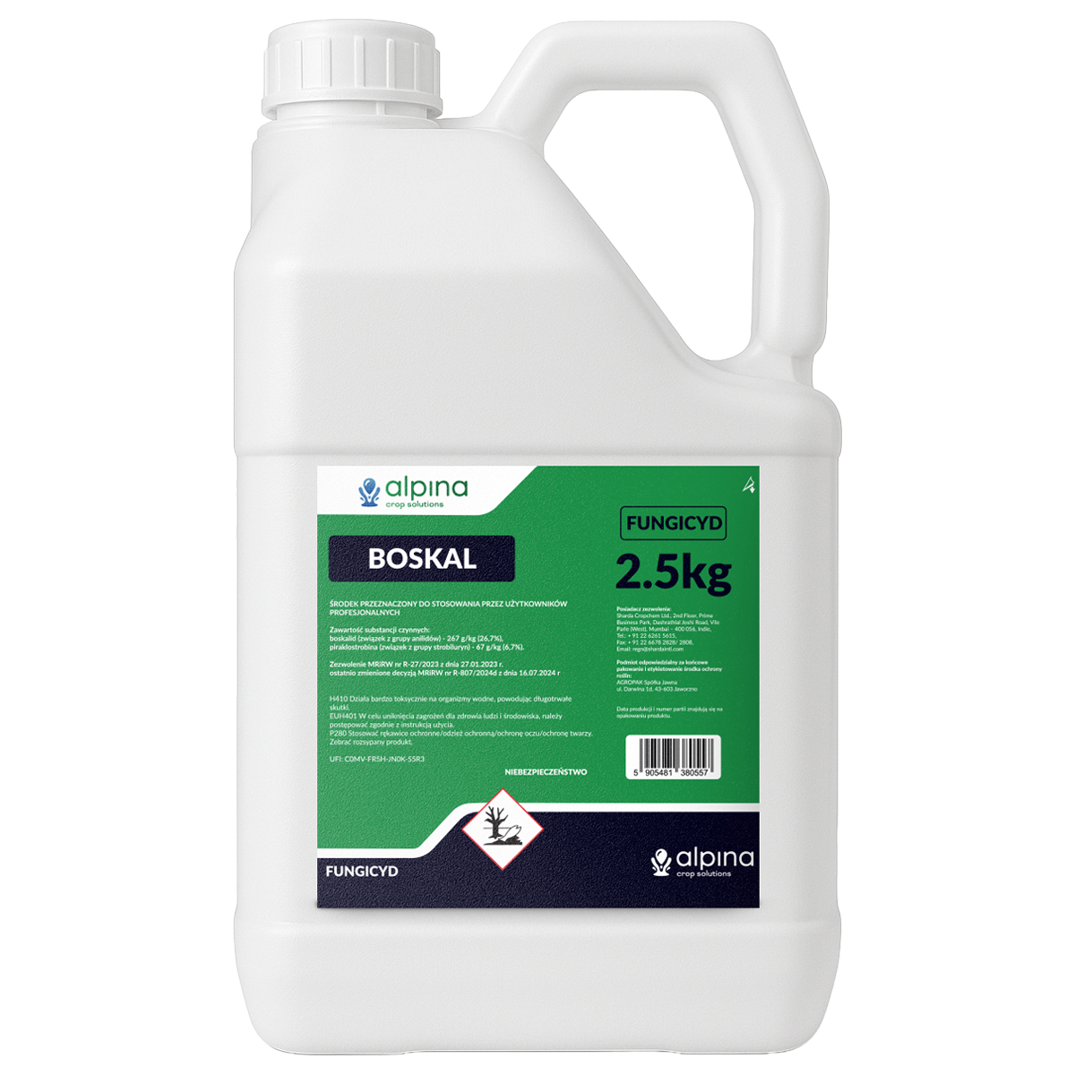 Boskal 500 2,5 kg - fungicyd Alpina Crop