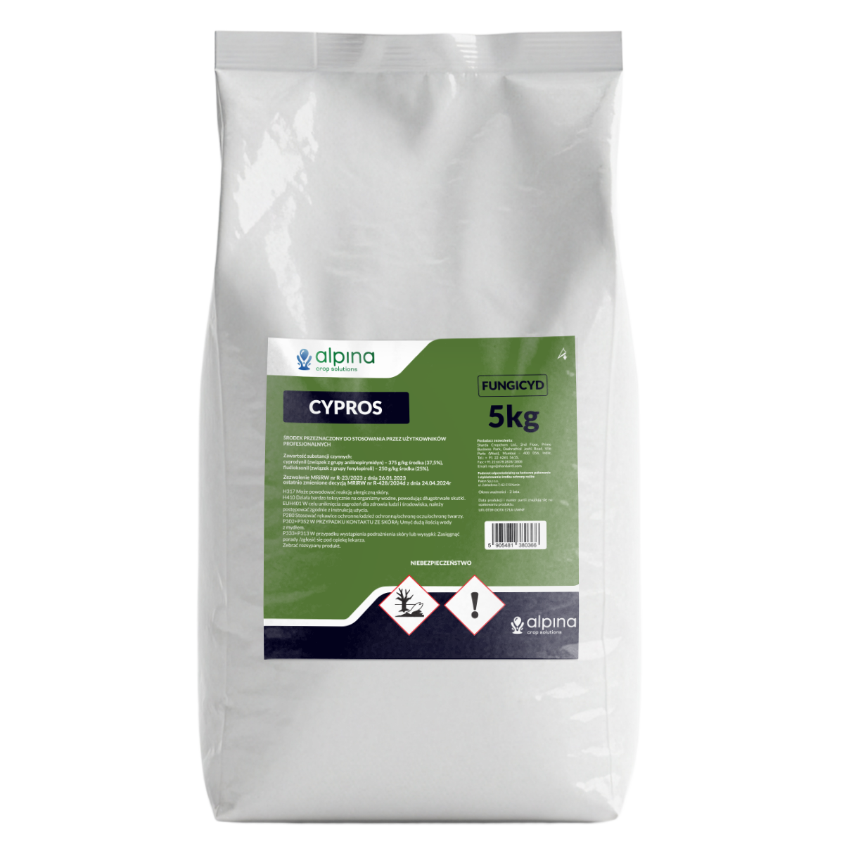 Cypros – opakowanie